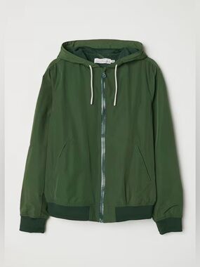 H&M L.O.G.G. Label Of Graded Goods Men’s Green Windbreaker, size L